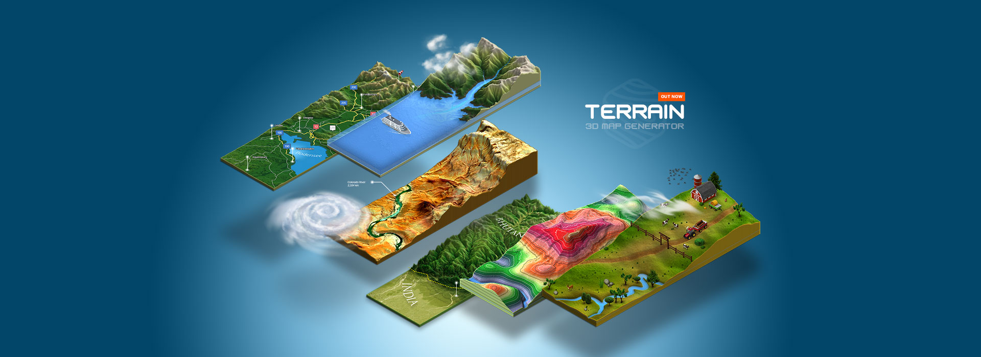 3D Map Generator – Terrain